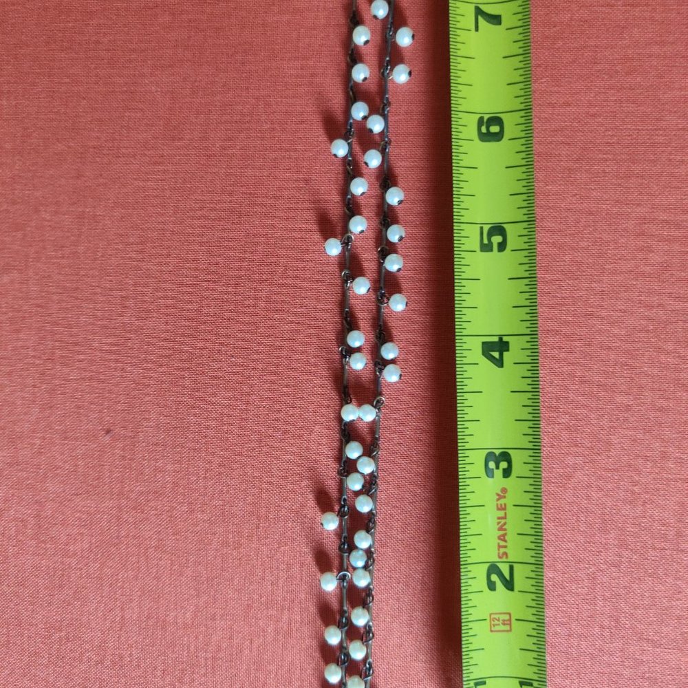 Kerri Linden faux pearl necklace - Picture 6 of 7